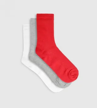Pack of 3 Ribbed Socks