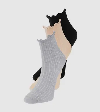 Pack of 3 Striped Crew Socks