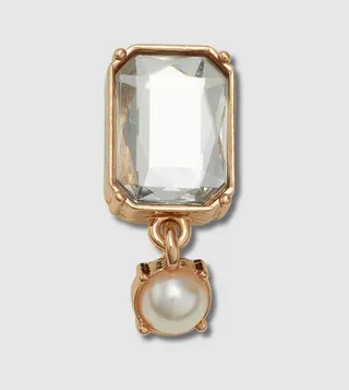 Gold Pearl Dangle