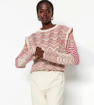 Patterned Knitted Sweater