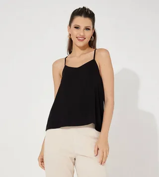 Solid Spaghetti Strap Top