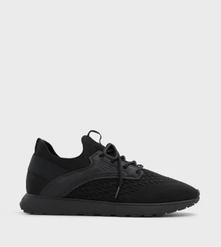 CORTEX Knitted Lace-Up Walking Shoes