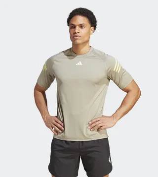 Logo Printed Crew Neck Active T-Shirt