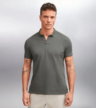 MARTEN Solid Short Sleeves Polo T-Shirt