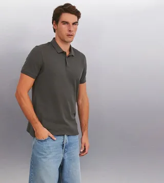 MARTEN Solid Short Sleeves Polo T-Shirt