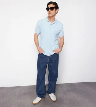Solid Short Sleeves Polo T-Shirt