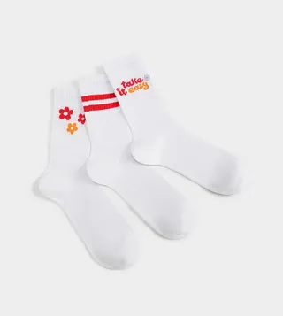 Pack of 3 Floral Patterned Socks