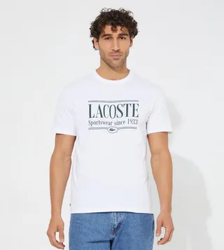 Typography Printed Crew Neck T-Shirt