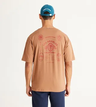 Printed Oversized Crewneck T-Shirt