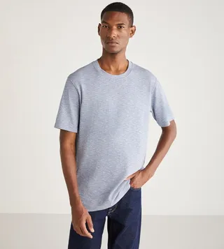 Textured Short Sleeves T-Shirt