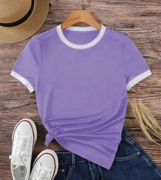 Solid Short Sleeves T-Shirt