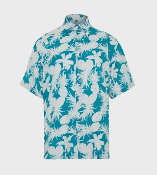 Patterned Short Sleeves Shirt