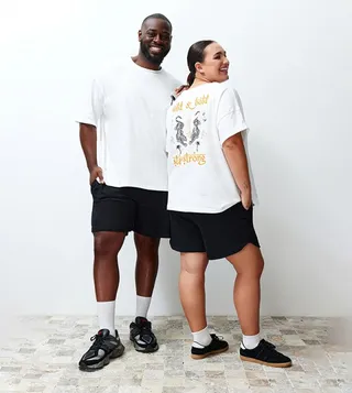 Printed Short Sleeves Oversized T-Shirt