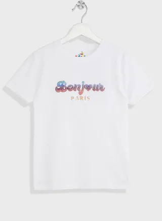 Girls Sequins Detail T-Shirt