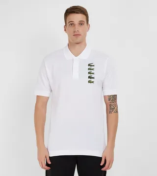 Logo Embroidered Short Sleeves Polo T-Shirt