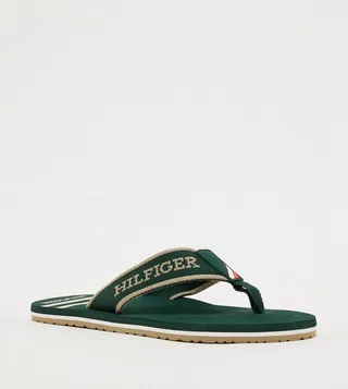 Sporty Logo Detail Flip-Flops