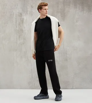 Printed Drawstring Waist Sweatpants