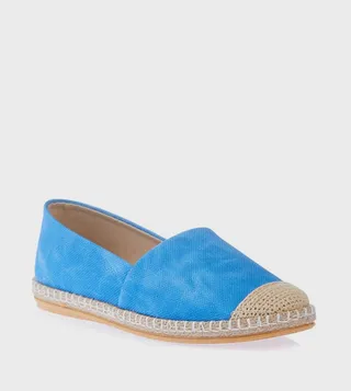 Textured Slip-On Espadrille Shoes