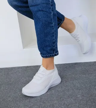 Round Toe Slip-On Shoes