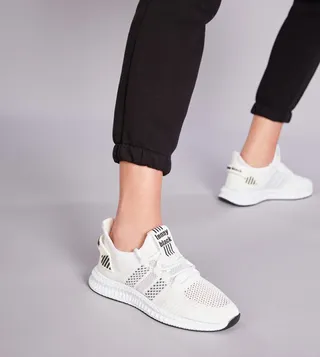 Logo Printed Slip-On Shoes