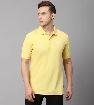 Logo Embroidered Short Sleeves Polo T-Shirt