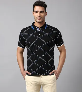 All Over Printed Polo T-Shirt