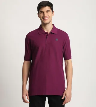 Logo Detail Core Honeycomb Polo T-Shirt