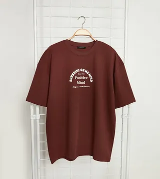Printed Oversized Short Sleeves T-Shirt