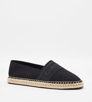 Logo Detail Slip-On Espadrilles