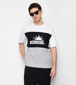 Color Block Crew Neck T-Shirt