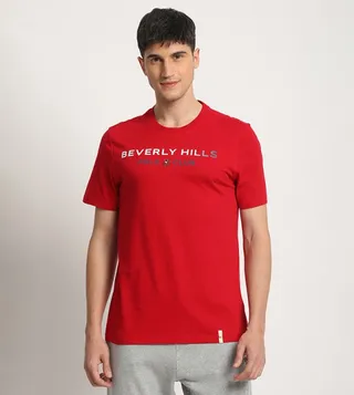 Logo Printed Crew Neck T-Shirt