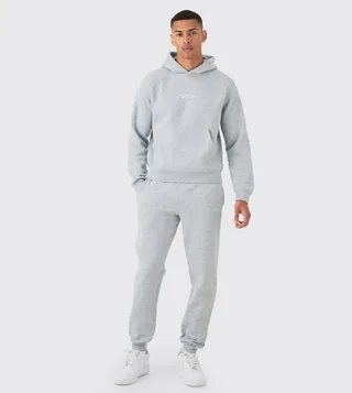 Signature Print Hooded Set