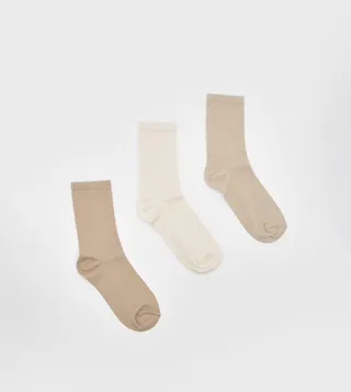 Pack of 3 Tonal Crew Socks