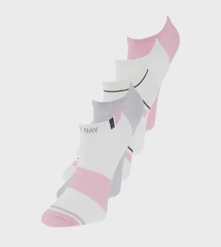 Pack of 5 Printed Ankle Socks