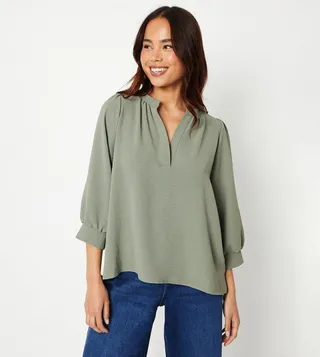 3/4 Sleeves Petite Overhead Top