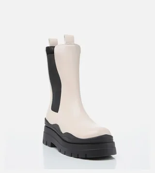 Color Block Chelsea Boots