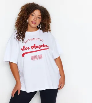 Printed Crew Neck Casual T-Shirt