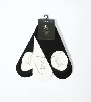 3 Pack No Show Socks