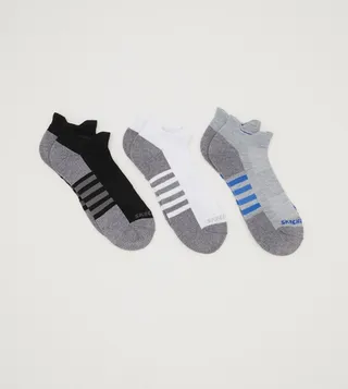 Pack of 3 Striped Ankle Socks