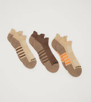 Pack of 3 Striped Ankle Socks