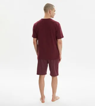 Slogan Knitted Pajamas Set