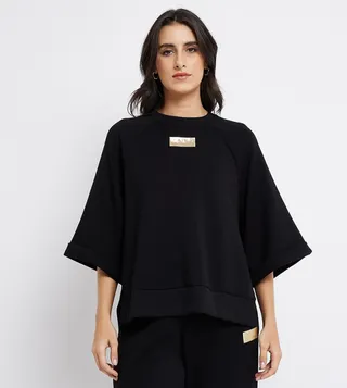 Logo Badge Oversized T-Shirt