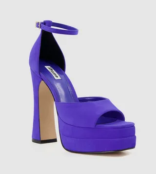 MEGA Ankle Loop Chunky Heeled Sandals
