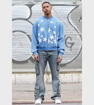 Baggy Fit Cargo Jeans