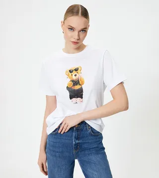 Printed Crew Neck T-Shirt