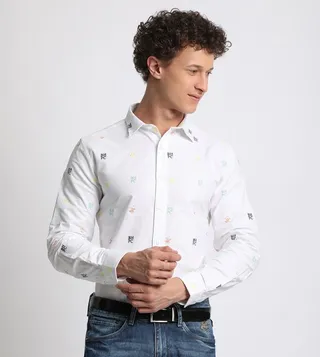 Embroidered Long Sleeves Shirt