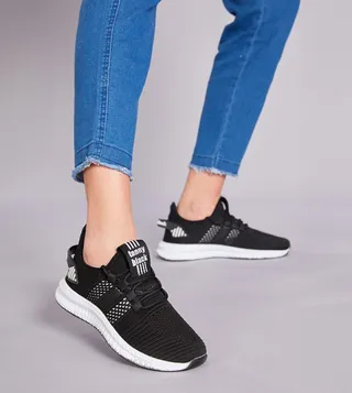 Logo Printed Slip-On Shoes