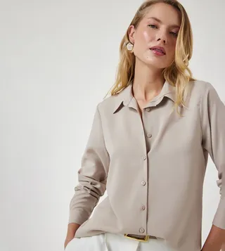 Solid Long Sleeves Shirt