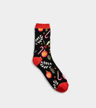 Christmas Themed Crew Socks