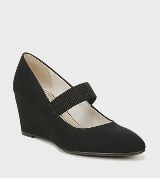 GIO MJ Wedge Heel Mary Jane Shoes